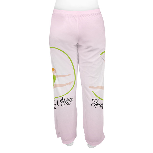 Gymnastics with Name/Text Women's Pj on model - Back