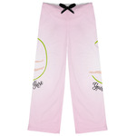 Gymnastics with Name/Text Womens Pajama Pants - S (Personalized)