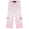 Gymnastics with Name/Text Womens Pjs - Flat Front