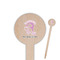Gymnastics with Name/Text Wooden 6" Food Pick - Round - Closeup