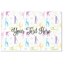 Gymnastics with Name/Text Woven Mat (Personalized)