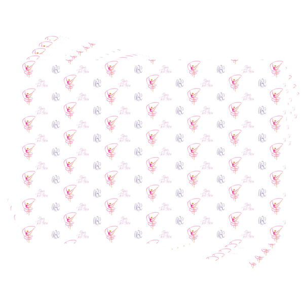 Gymnastics with Name/Text Wrapping Paper - 5 Sheets Approval