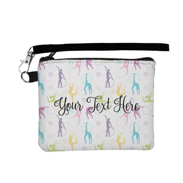 Custom Gymnastics with Name/Text Wristlet ID Case