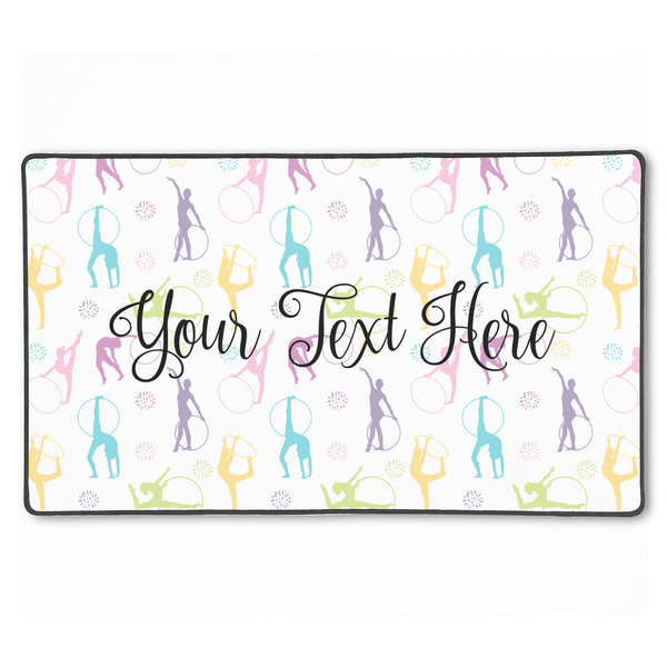 Gymnastics with Name/Text XXL Gaming Mouse Pads - 24" x 14" - APPROVAL