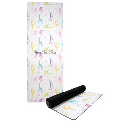 Gymnastics with Name/Text Yoga Mat (Personalized)