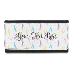 Gymnastics with Name/Text Leatherette Ladies Wallet (Personalized)