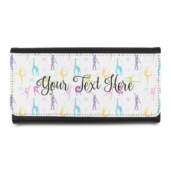 Custom Gymnastics with Name/Text Leatherette Ladies Wallet (Personalized)