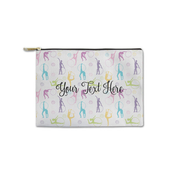 Custom Gymnastics with Name/Text Zipper Pouch - Small - 8.5"x6" (Personalized)