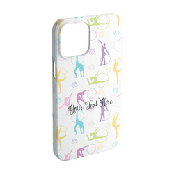 Gymnastics with Name/Text iPhone Case - Plastic - iPhone 15