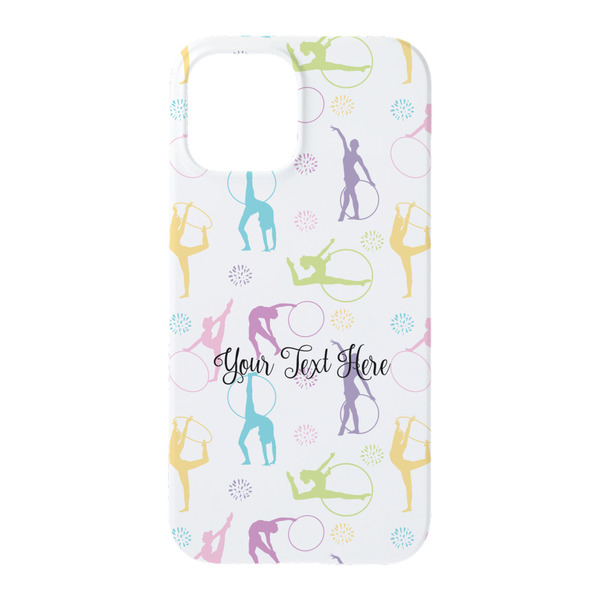 Gymnastics with Name/Text iPhone 15 Case - Back