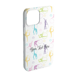 Gymnastics with Name/Text iPhone Case - Plastic - iPhone 15 Pro