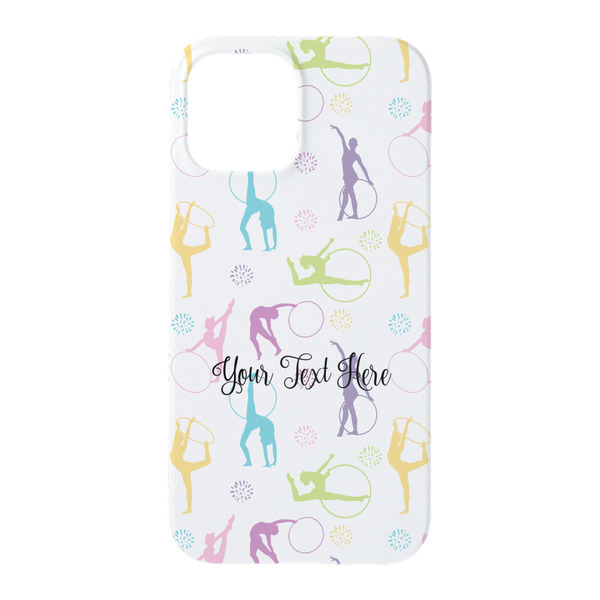 Gymnastics with Name/Text iPhone 15 Pro Case - Back