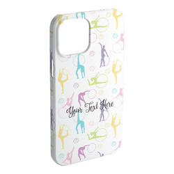 Gymnastics with Name/Text iPhone Case - Plastic