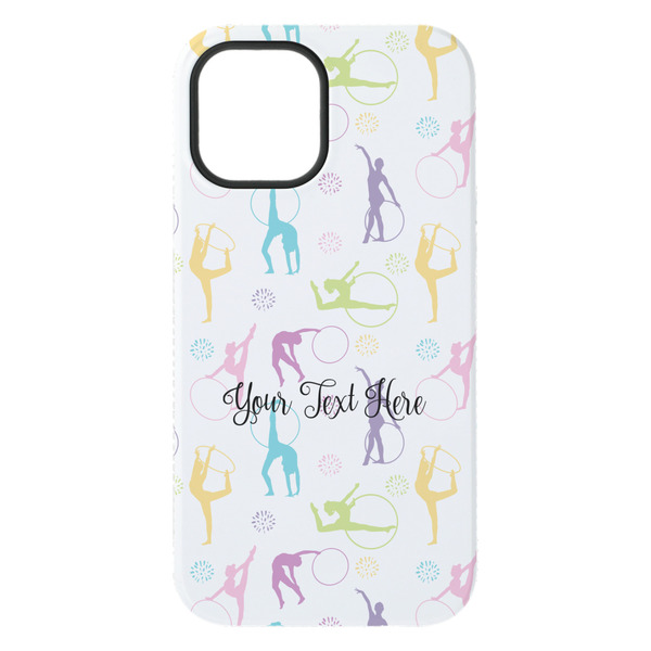 Gymnastics with Name/Text iPhone 15 Pro Max Tough Case - Back
