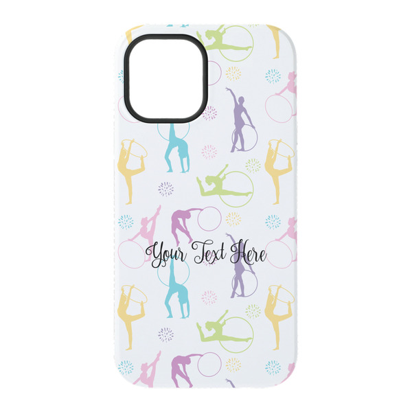Gymnastics with Name/Text iPhone 15 Pro Tough Case - Back