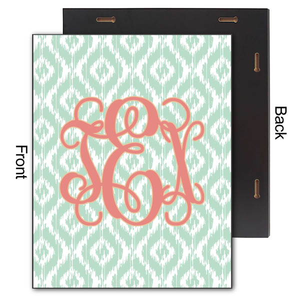 Monogram 11x14 Wood Print - Front & Back View
