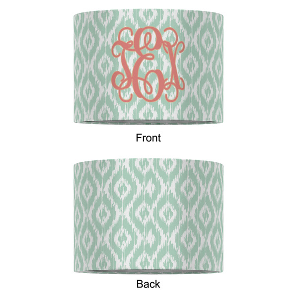 Monogram 12" Drum Lampshade - APPROVAL (Fabric)