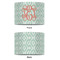 Monogram 12" Drum Lampshade - APPROVAL (Fabric)