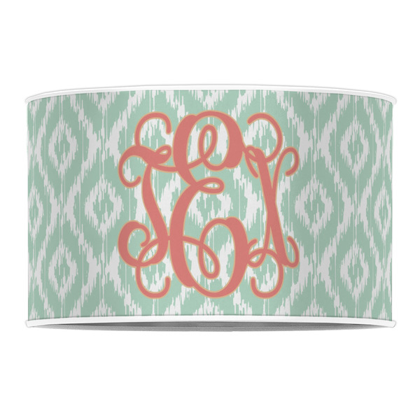 Monogram 12" Drum Lampshade - FRONT (Poly Film)