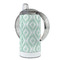 Monogram 12 oz Stainless Steel Sippy Cups - FULL (back angle)