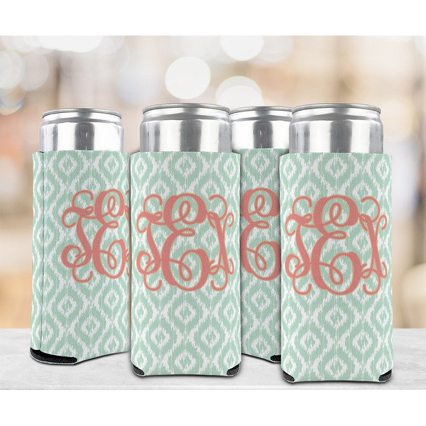Monogram 12oz Tall Can Sleeve - Set of 4 - LIFESTYLE