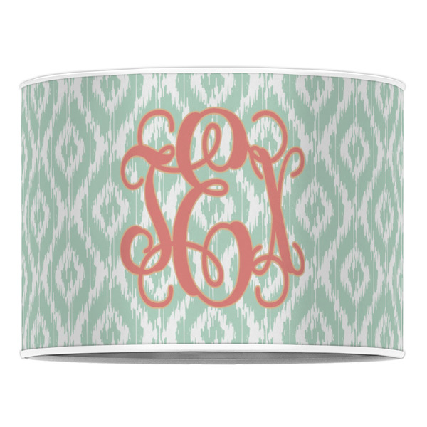 Monogram 16" Drum Lampshade - FRONT (Poly Film)