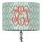 Monogram 16" Drum Lamp Shade - Fabric