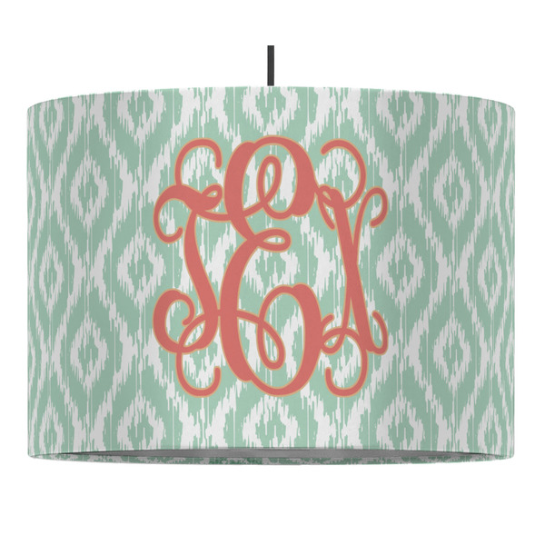 Custom Monogram Drum Pendant Lamp