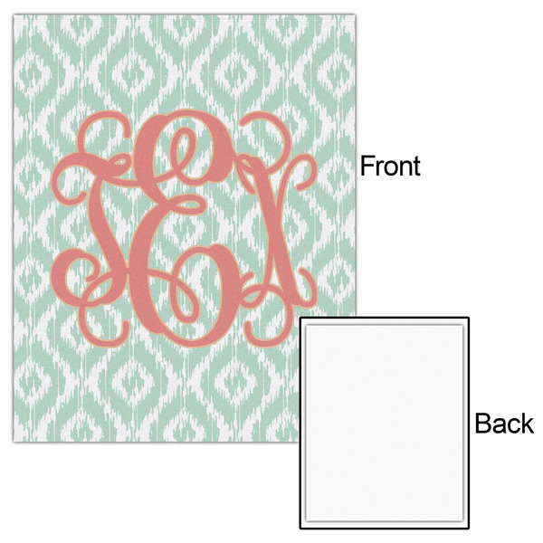 Monogram 16x20 - Matte Poster - Front & Back