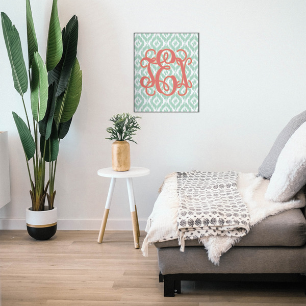 Monogram 20x24 Wood Print - In Context