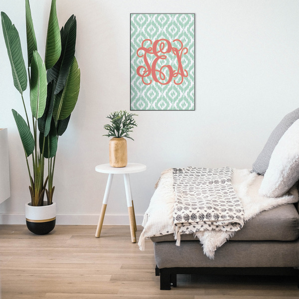 Monogram 20x30 Wood Print - In Context