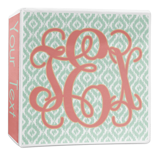 Custom Monogram 3-Ring Binder - 2 inch