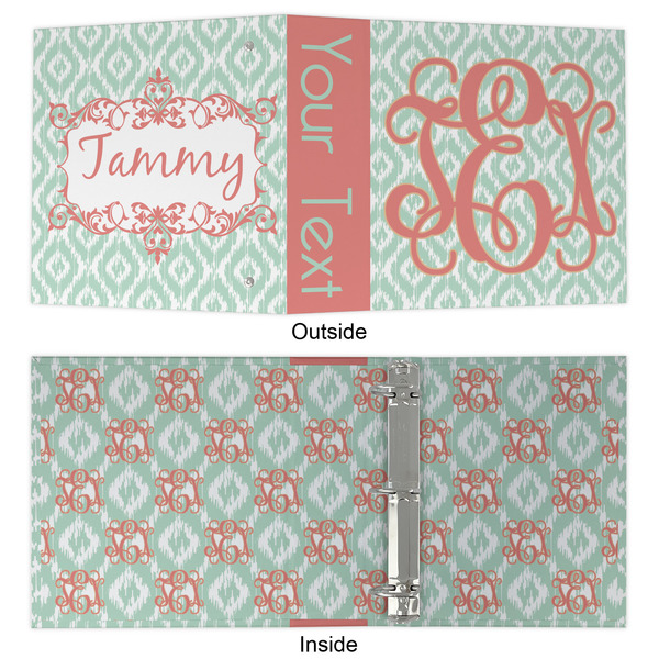 Monogram 3 Ring Binders - Full Wrap - 2" - APPROVAL