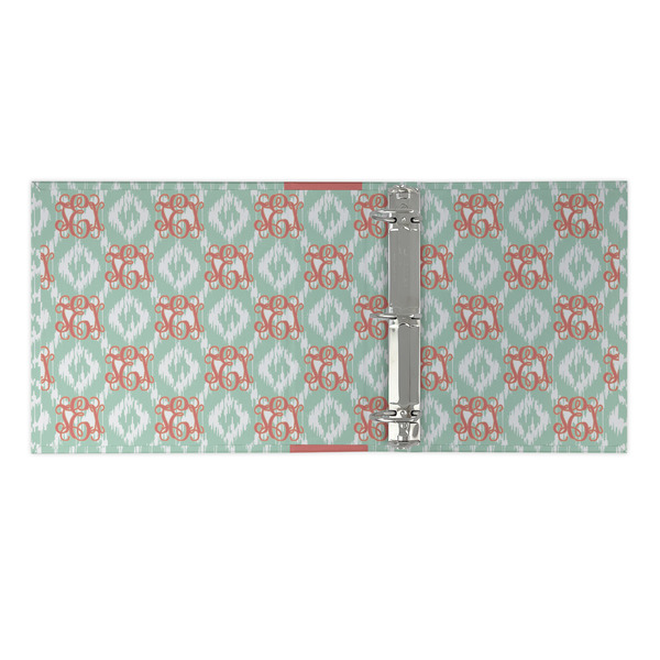 Monogram 3 Ring Binders - Full Wrap - 2" - OPEN INSIDE