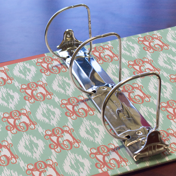 Monogram 3 Ring Binders - Full Wrap - 3" - DETAIL