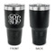 Monogram 30 oz Stainless Steel Ringneck Tumblers - Black - Single Sided - APPROVAL
