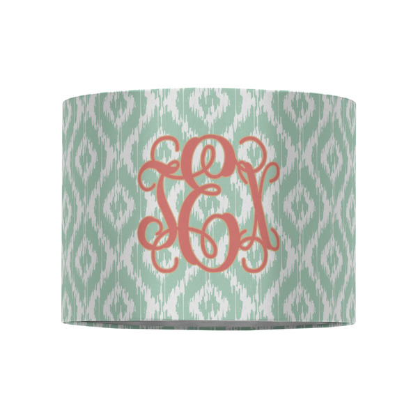 Monogram 8" Drum Lampshade - FRONT (Fabric)