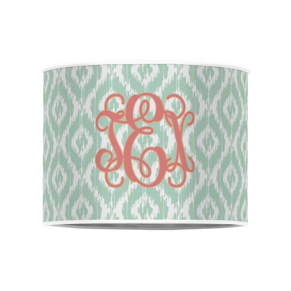 Monogram 8" Drum Lampshade - FRONT (Poly Film)