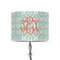 Monogram 8" Drum Lampshade - ON STAND (Poly Film)
