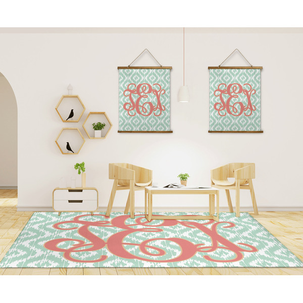Monogram 8'x10' Indoor Area Rugs - IN CONTEXT