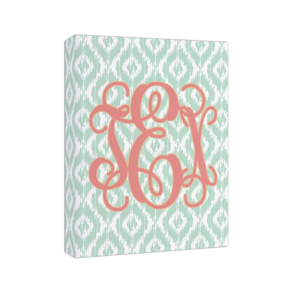 Monogram 8x10 - Canvas Print - Angled View