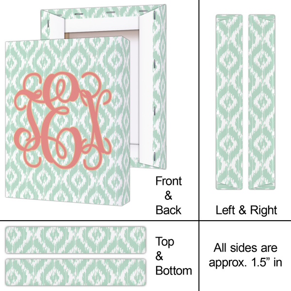 Monogram 8x10 - Canvas Print - Approval