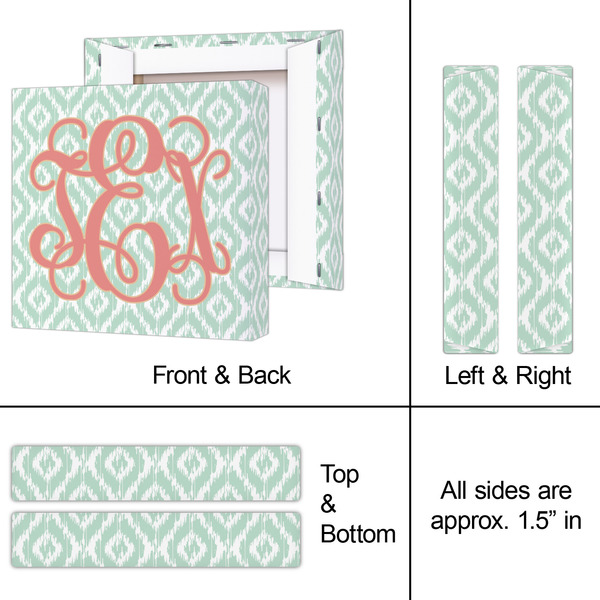 Monogram 8x8 - Canvas Print - Approval