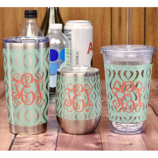 Monogram Acrylic Tumbler - Full Print - In Context