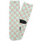 Monogram Adult Crew Socks - Single Pair - Front and Back
