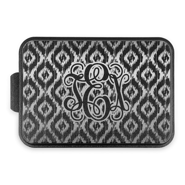 Monogram Aluminum Baking Pan - Black Lid - FRONT