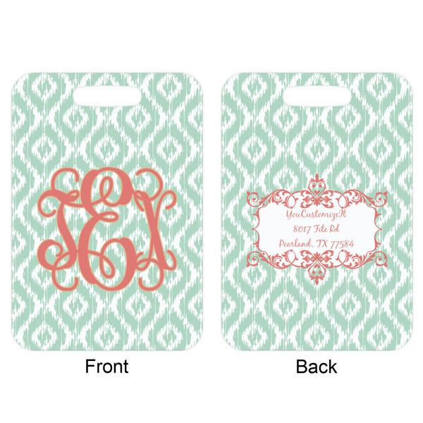 Monogram Aluminum Luggage Tag (Front + Back)