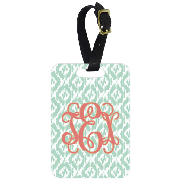 Custom Monogram Metal Luggage Tag