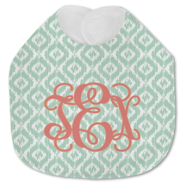 Custom Monogram Jersey Knit Baby Bib