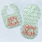 Monogram Baby Bib & Burp Set